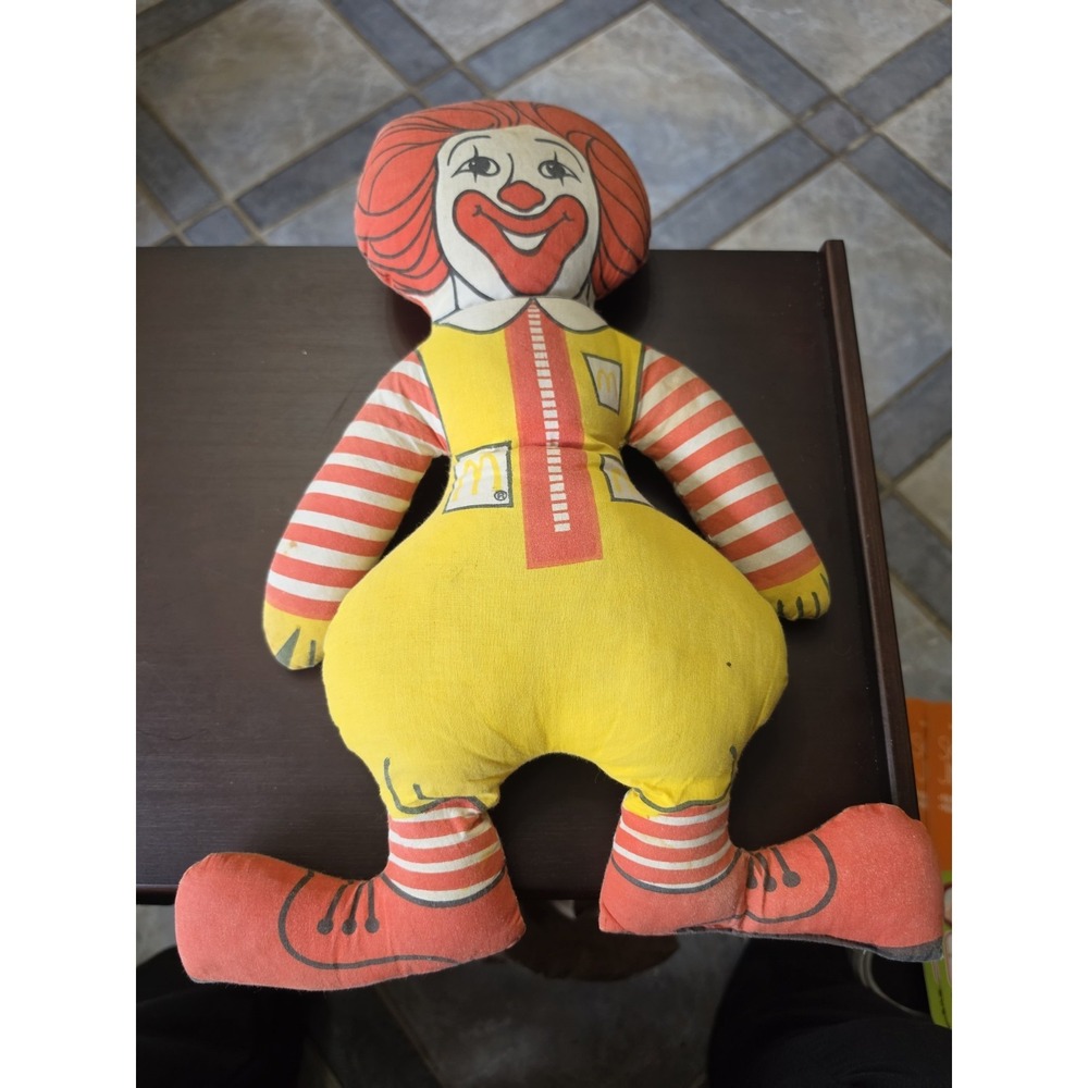 1970s RONALD McDONALD Figural CLOTH‎ Stuffed DOLL